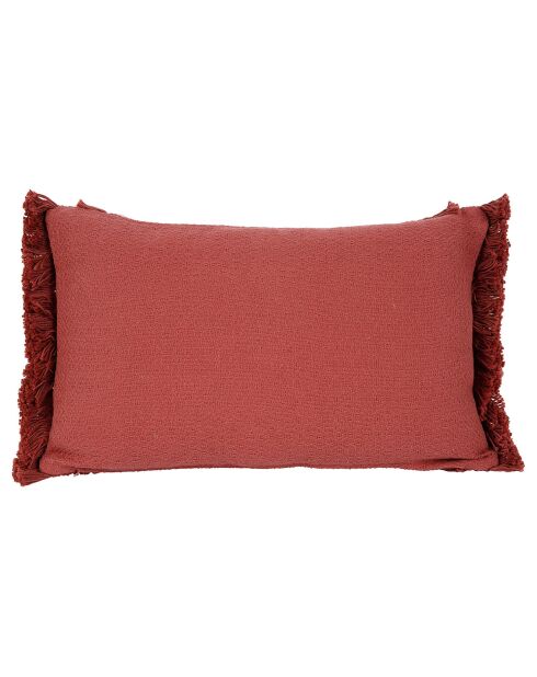 Housse de coussin Amerida terracotta  - 50x30 cm