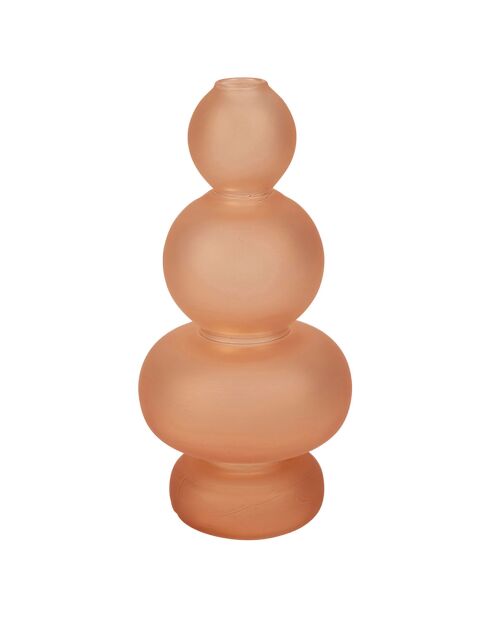 Vase soliflore Funky terracotta  - D.8.5x18 cm