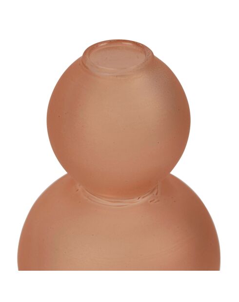 Vase soliflore Funky terracotta  - D.8.5x18 cm
