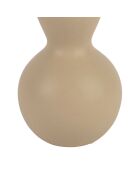 Vase en grès Organic beige  - D.10.5x26 cm