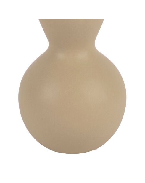 Vase en grès Organic beige  - D.10.5x26 cm