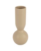 Vase en grès Organic beige  - D.10.5x26 cm