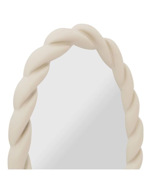 Miroir Organic ecru  - 25x34.5 cm