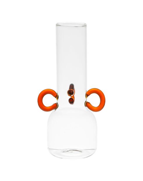 Vase Belle vie terracotta  - 9.5x9x20 cm