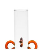 Vase Belle vie terracotta  - 9.5x9x20 cm