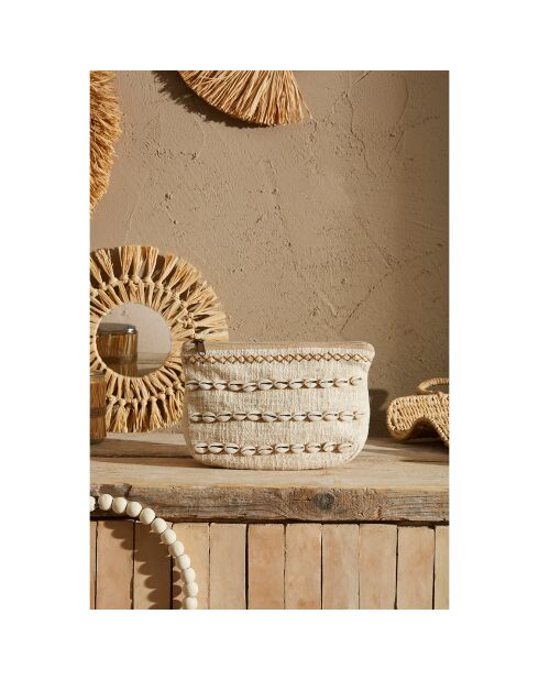 Blue Sand ecru etui - 26x8x17 cm