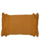 Housse de coussin Amerida moutarde  - 50x30 cm