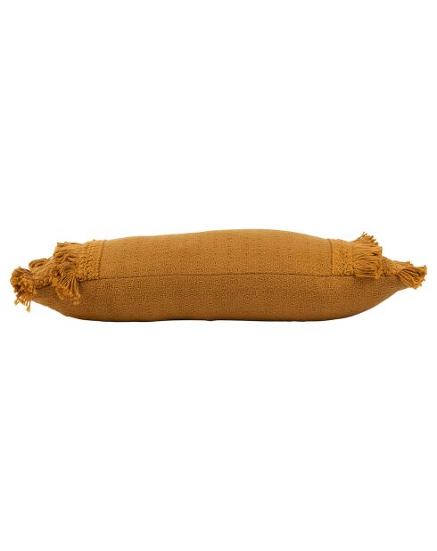 Housse de coussin Amerida moutarde  - 50x30 cm