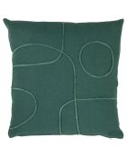 Housse de coussin Arty emeraude  - 45x45 cm