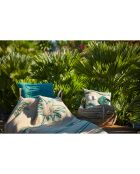 Housse de coussin Arty emeraude  - 45x45 cm