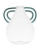 Vase Belle vie emeraude  - 13x11.5x15.5 cm