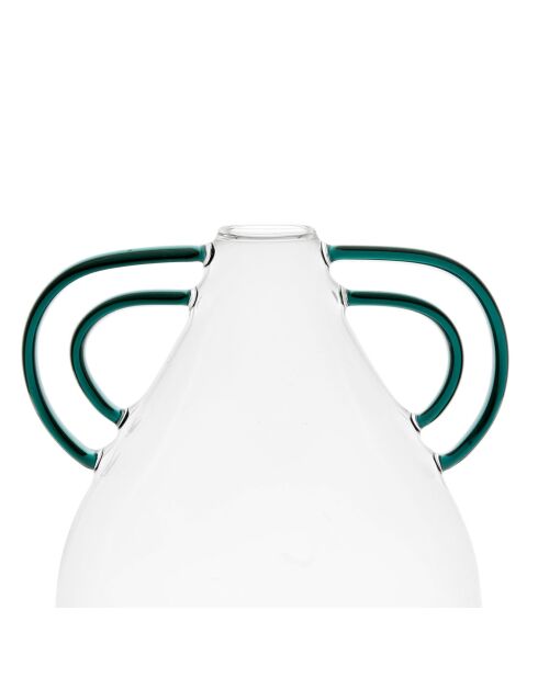 Vase Belle vie emeraude  - 13x11.5x15.5 cm