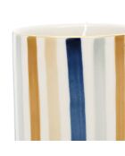Bougie senteur Blue sand - 1 mèche 40h bleu/beige