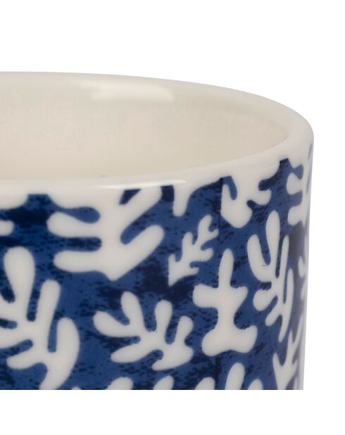 6 Gobelets Porcelaine Funny bleu/parme - 10cl