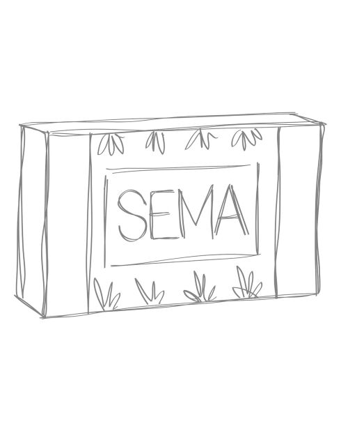 6 Gobelets Porcelaine Funny bleu/parme - 10cl