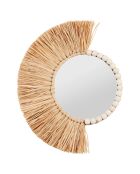 Miroir Blue sand naturel/blanc  - 33x42 cm