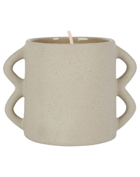 Vela aromática Solor, 1 mecha, 40 h, color beige, 250 g