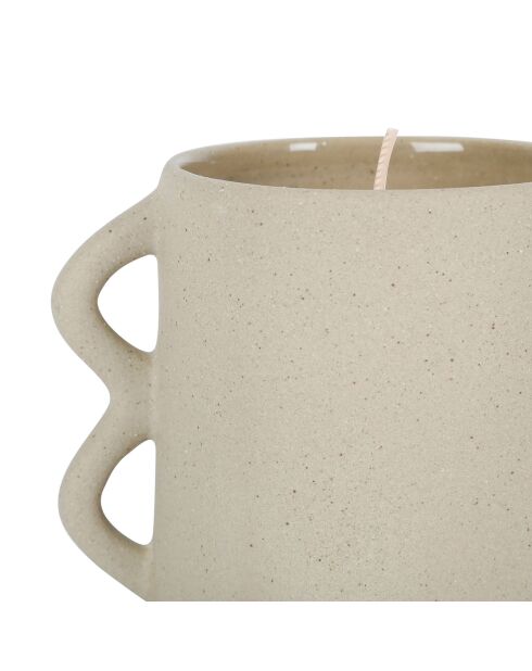 Vela aromática Solor, 1 mecha, 40 h, color beige, 250 g