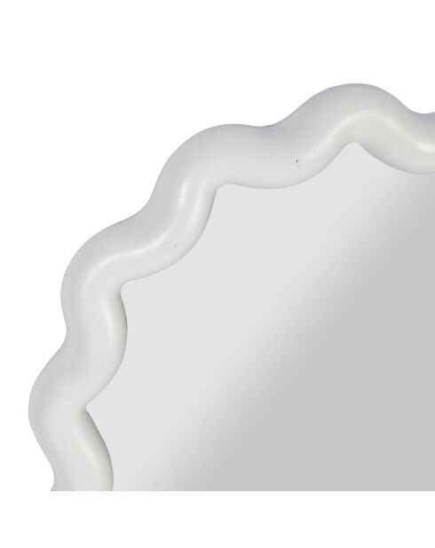 Miroir Funky blanc  - 27.5x49 cm