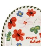 Plat ovale Bellagio naturel  - 31x18.5 cm