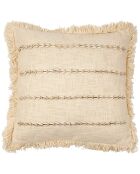 Housse de coussin Blue sand ecru  - 45x45 cm