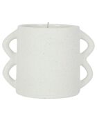 Bougie senteur flora - 1 mèche 40h blanc cassé  - 250g