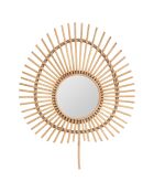 Miroir bambou naturel  - 35x45 cm