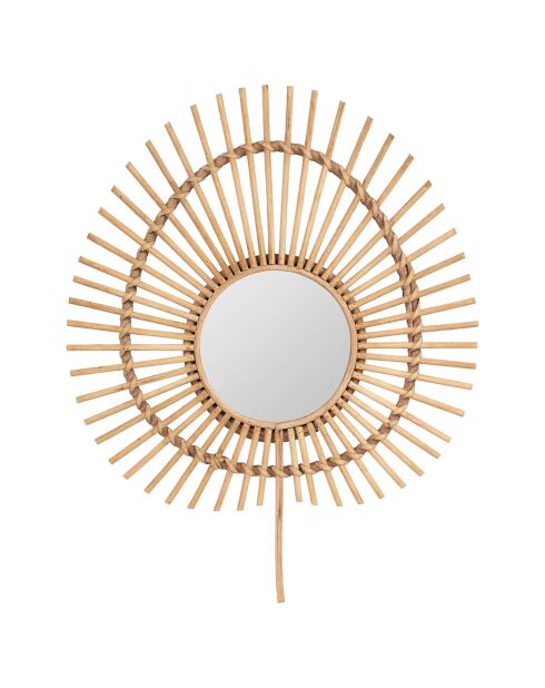 Miroir bambou naturel  - 35x45 cm