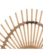 Miroir bambou naturel  - 35x45 cm