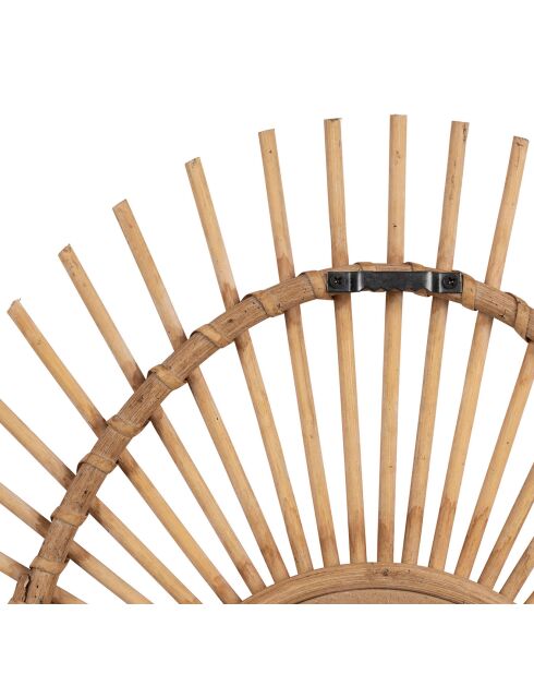 Miroir bambou naturel  - 35x45 cm