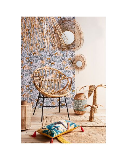 Miroir bambou naturel  - 35x45 cm