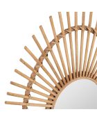 Miroir bambou naturel  - 35x45 cm