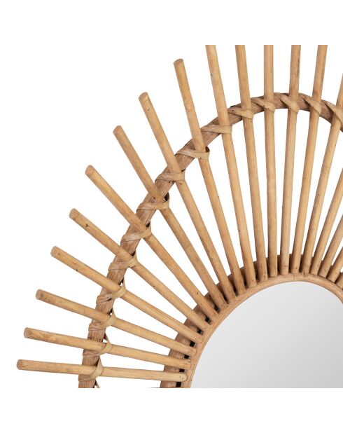 Miroir bambou naturel  - 35x45 cm