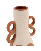 Vase Maderia sable/terracotta - D.13x26 cm