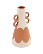 Vase Maderia sable/terracotta - D.13x26 cm