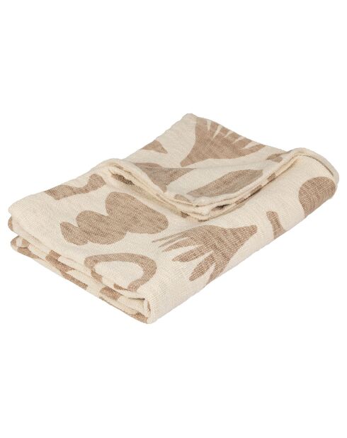 Plaid Minimal écru/beige - 170x130 cm