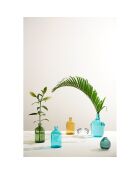 3 Vases cyrius multicolores  - 13x11x13 cm