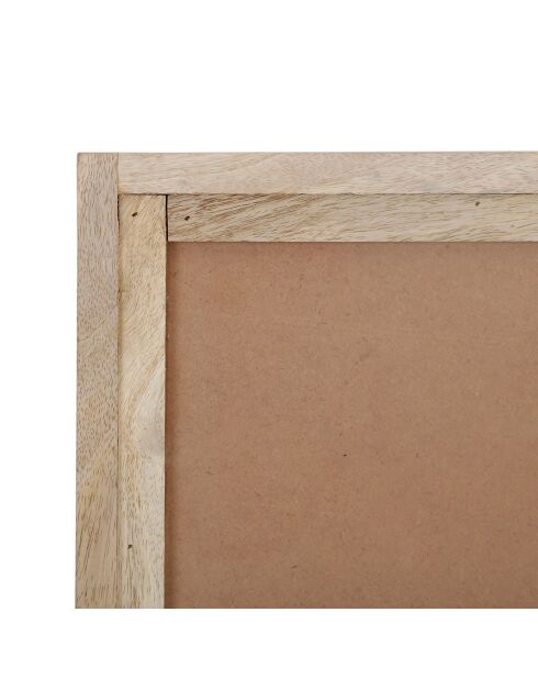 Cadre déco Coquille tuftée écru - 40x50 cm