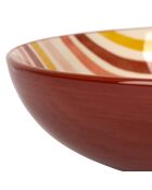 2 Saladiers Manarola grenat/moutarde - D.22x6 cm