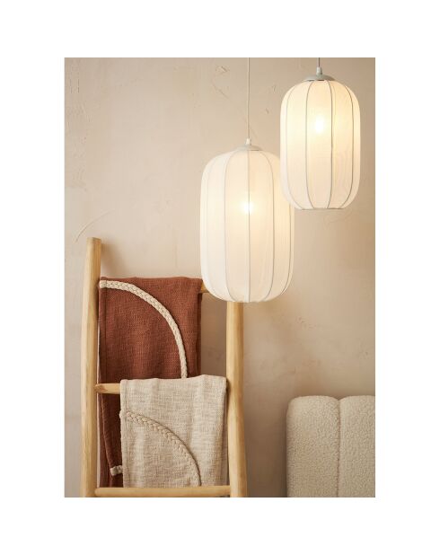 Plaid tressé Organic terracotta  - 170x130 cm