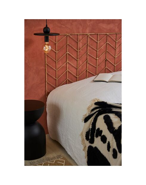 Suspension Atelier noire - D.25x14 cm