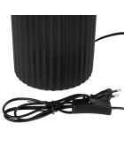 Lampe Minimal noir/écru  - D.14-28x41 cm