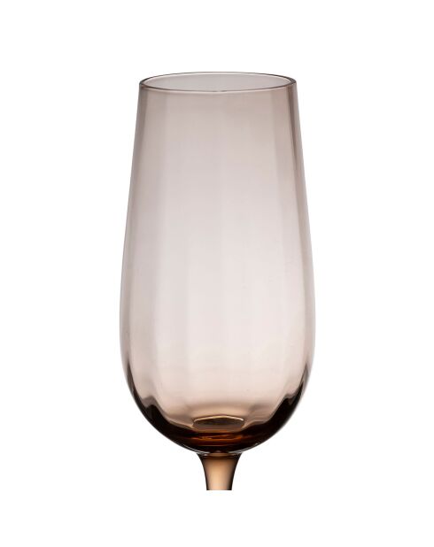 6 Flûtes Funky corail  - 25cl