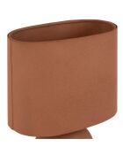 Lampe Terrea terracotta  - 23x15x34.5 cm