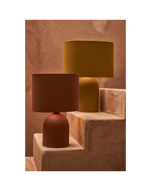 Lampe Terrea terracotta  - 23x15x34.5 cm