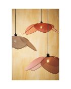 Suspension lin naturel  - D.110x39 cm