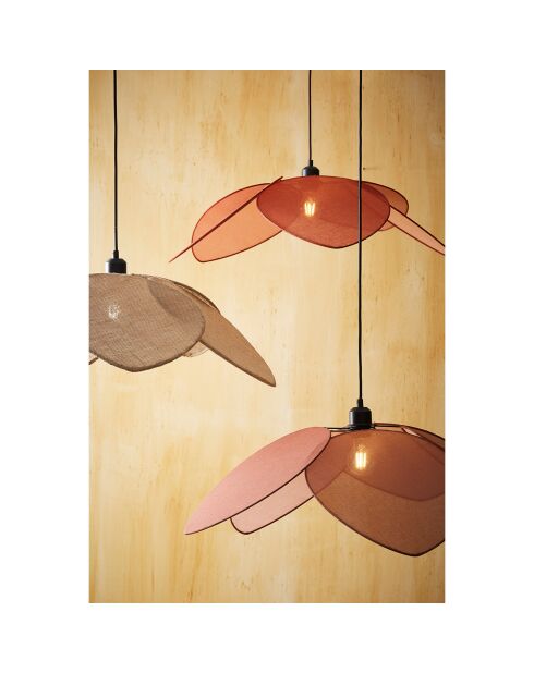 Suspension lin naturel  - D.110x39 cm