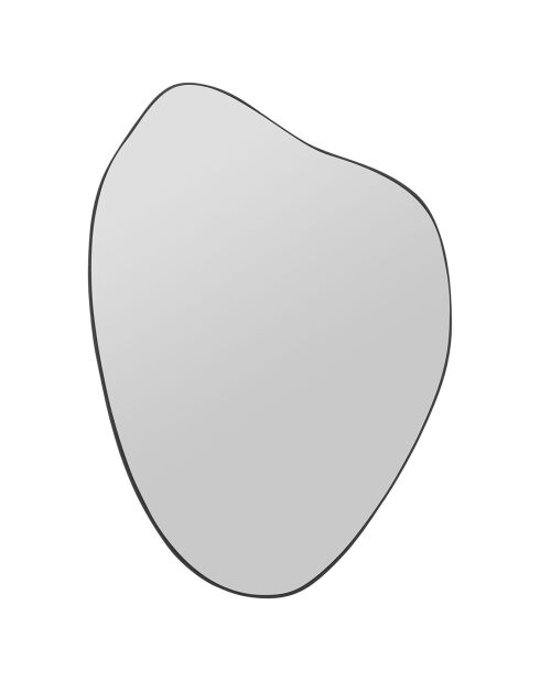 Miroir Funny argenté- 62x43 cm