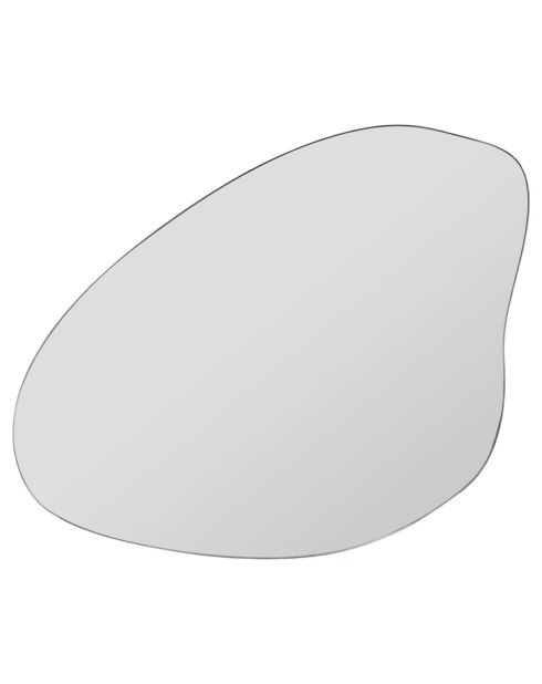 Miroir Funny argenté- 62x43 cm