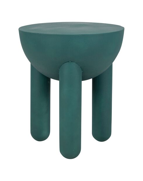 Arty smaragdgroene bijzettafel - D.40,5x47,5 cm